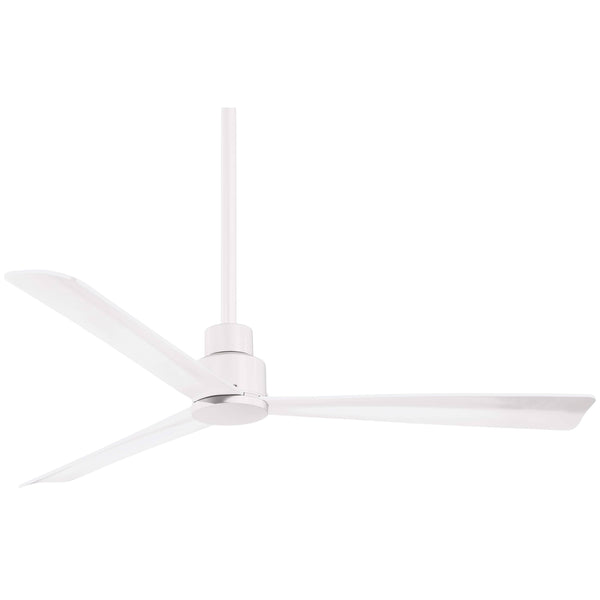 Minka Aire F787 Simple 52" Outdoor Ceiling Fan Flat White