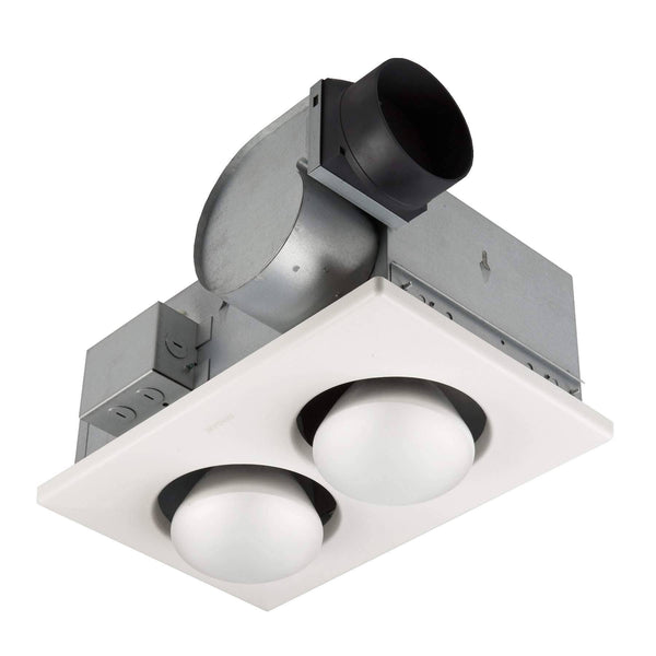 Broan 164 Double Bulb Heater/Fan, Ceiling Fan for Home