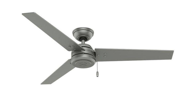 Hunter Cassius 52" Ceiling Fan - Matte Silver
